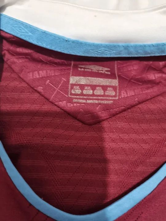 CAMISA WEST HAM 08/09 3G XXXL (ORIGINAL) - Foto 4