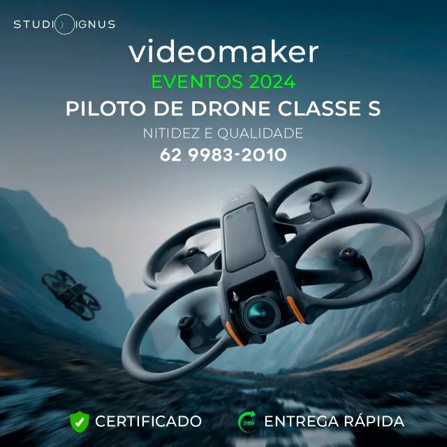 Filmagens aéreas com drone profissional
