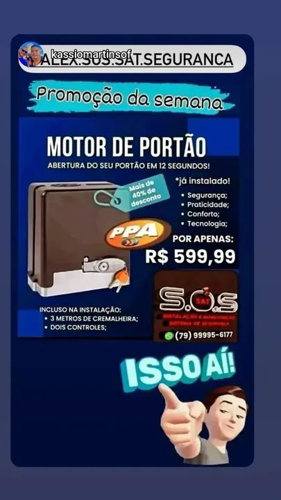 Motor para portão 