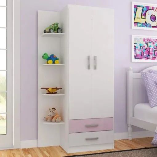 Guarda-roupa Infantil Evidencia / 3 cores / pague na entrega - Foto 3