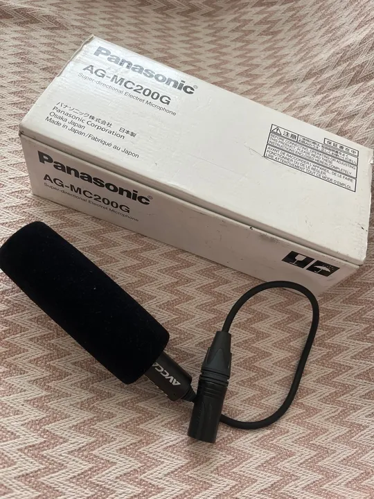 Microfone Panasonic AG-MC200G - Super Direcional