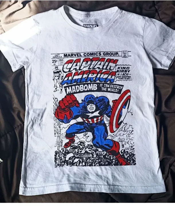 Camisa blusa marvel tam 8