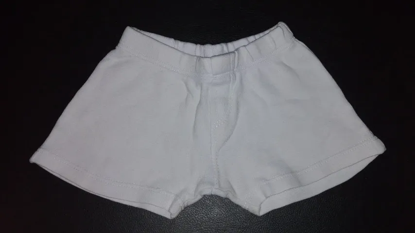 Short branco liso