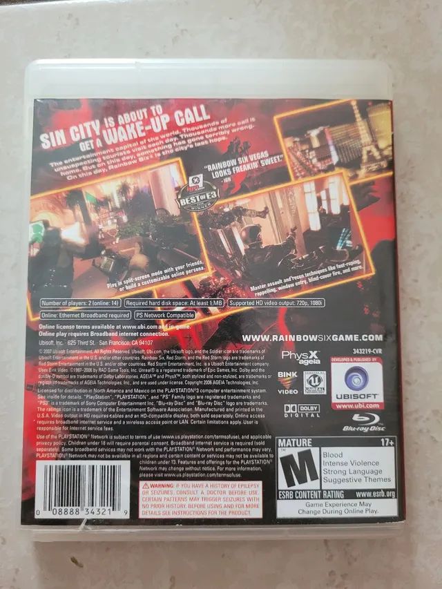 Jogo PS3 - Rainbowsix - Foto 2