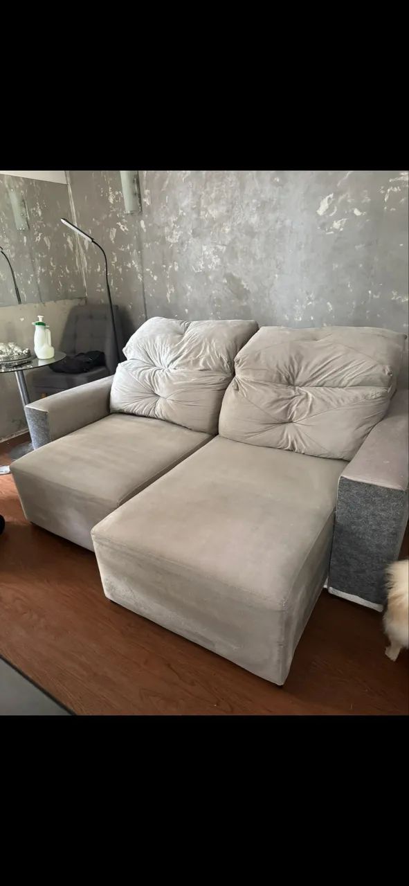Sofá retrátil usado 64596061033729120