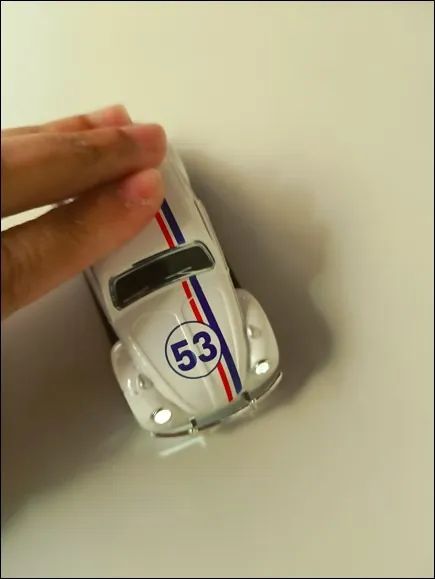 Carro Colecionável / Miniatura - Volkswagen Fusca 1963 - Herbie 53 (Filme: Se Meu Fusca Fa - Foto 4