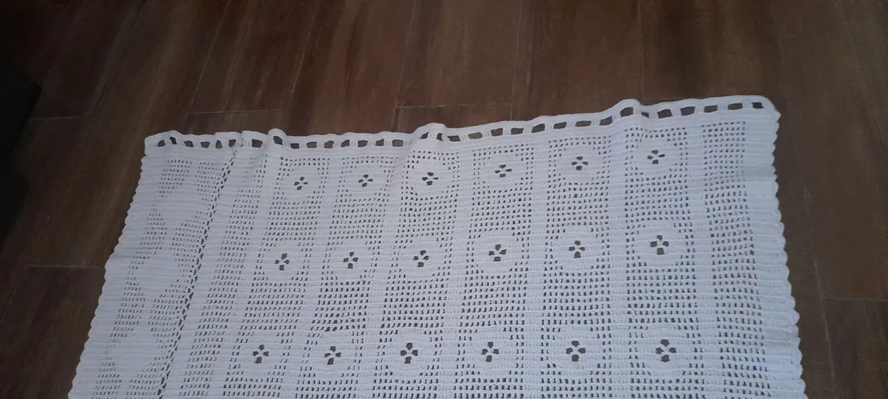 Cortina de luxo crochê para varão ver fotos  - Foto 3