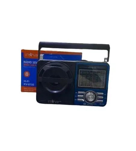 Rádio Retrô Inova Caixa de Som Portátil (KV-8195) - Foto 2