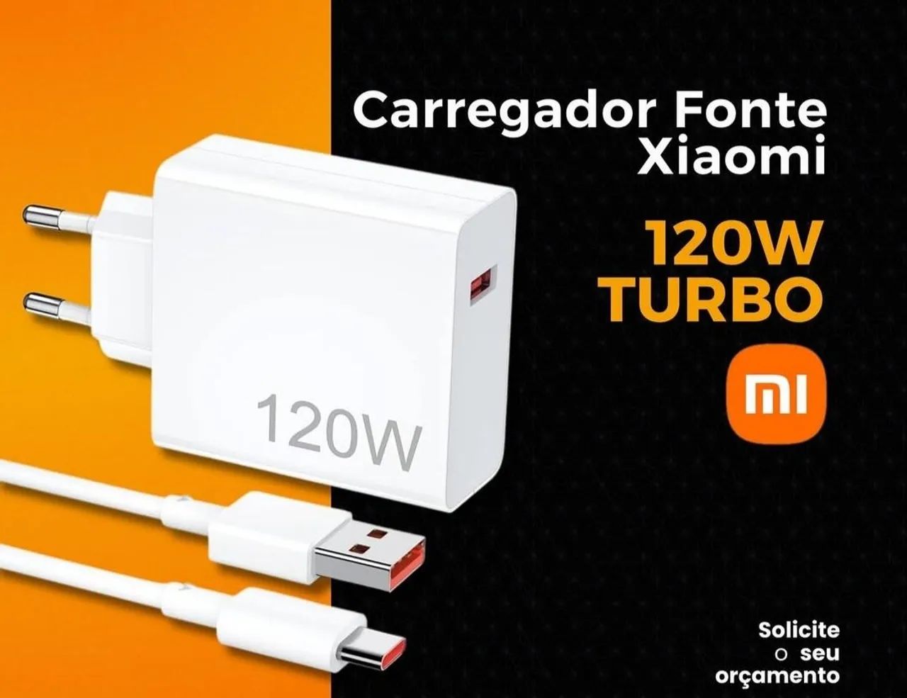 Carregador Xiaomi 120W Turbo - Original