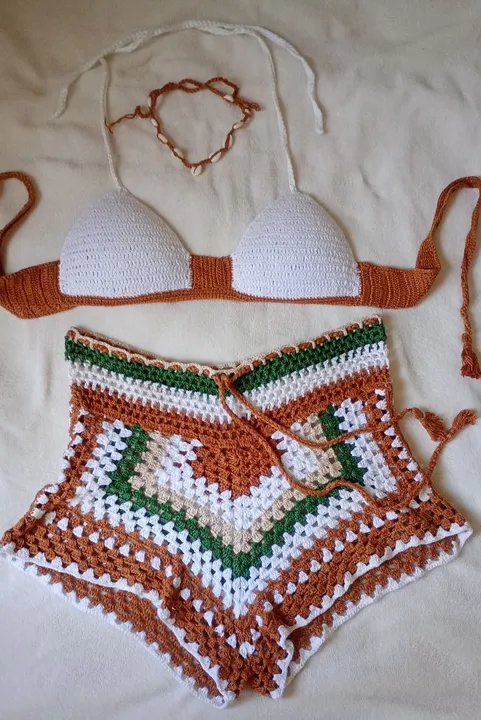 Conjunto crochê P R$75