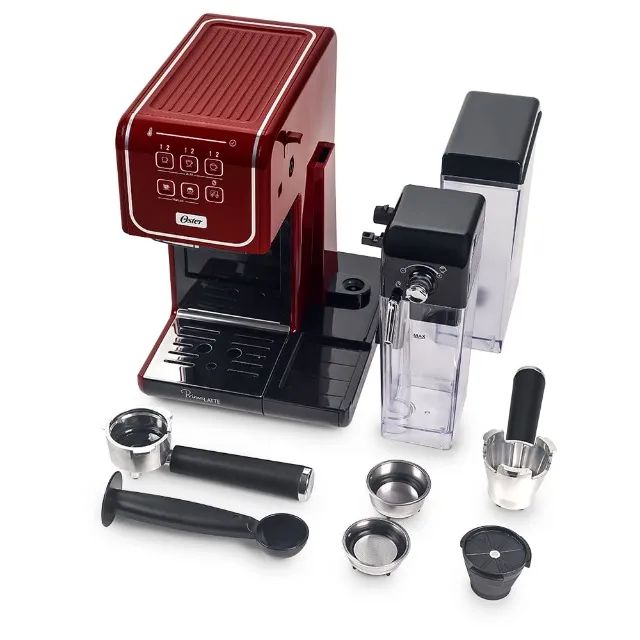 Cafeteira Espresso Oster PrimaLatte Touch Red - Foto 3
