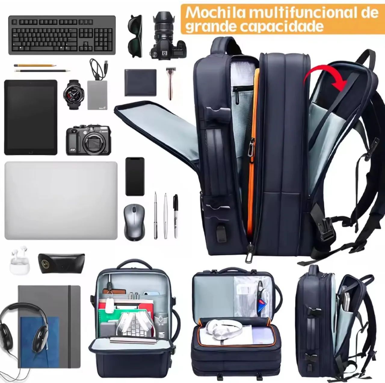 MOCHILA DE VIAGEM BANGE - Foto 5
