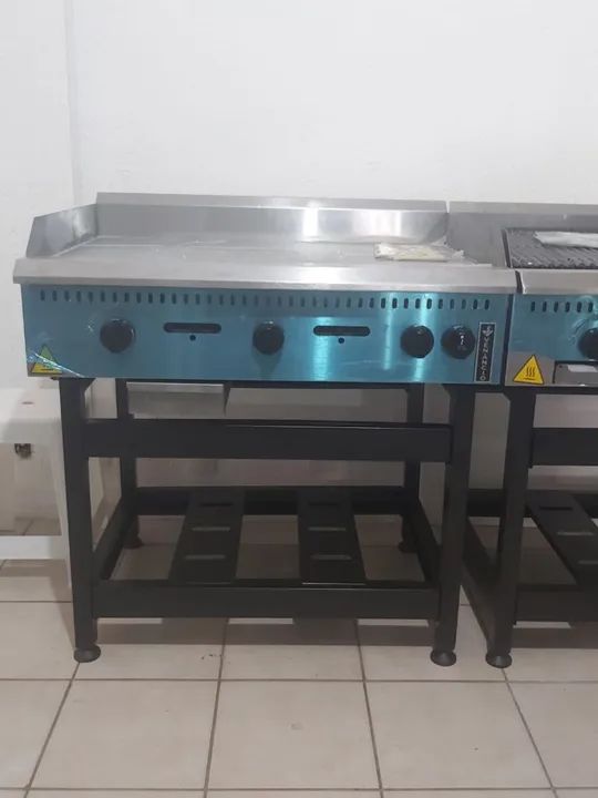 R1 Chapa industrial profissional inox 19mm Venâncio 