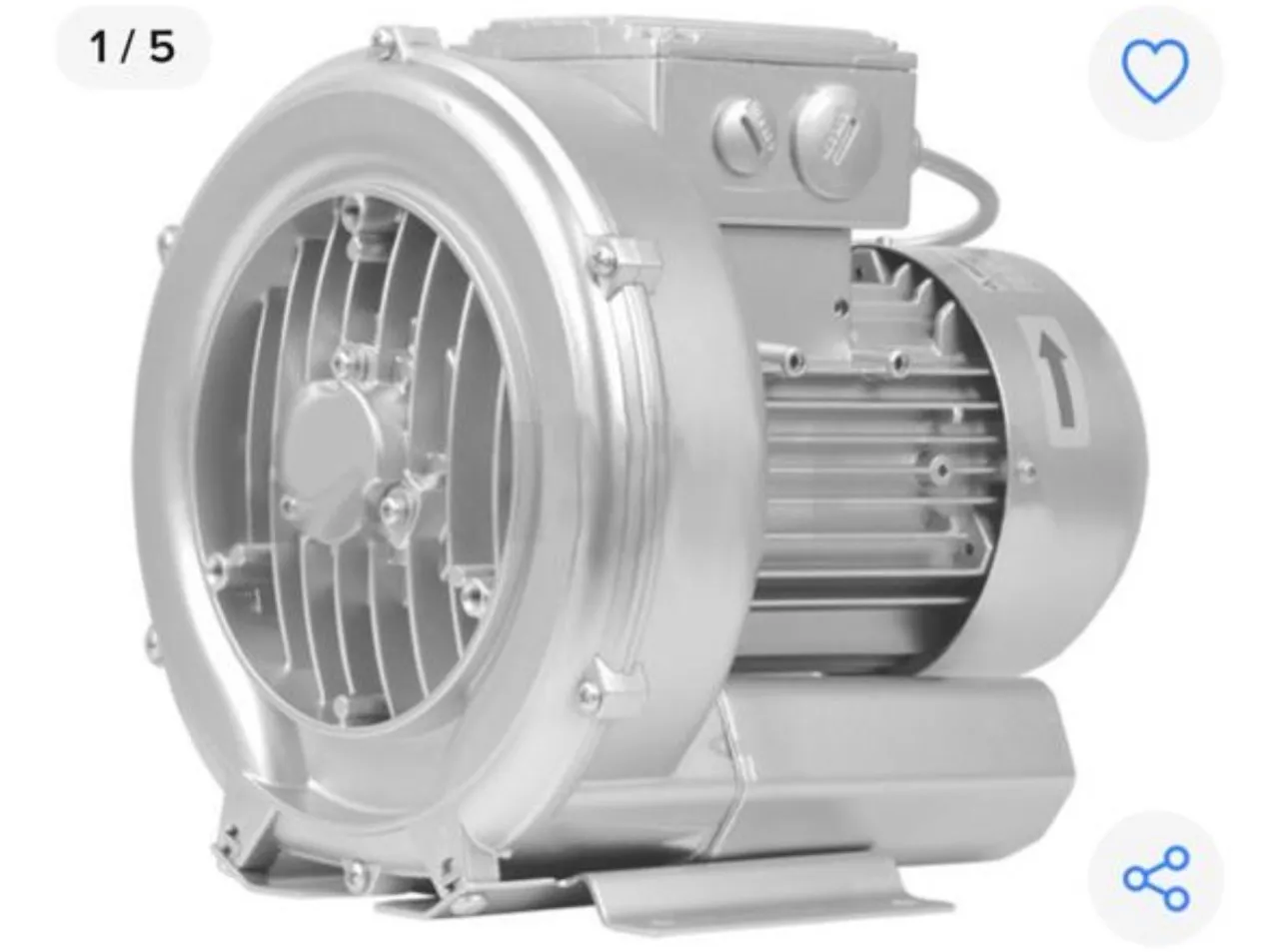 Compressor Radial Soprador de ar monofásico Aspen - Alta potência NOVO
