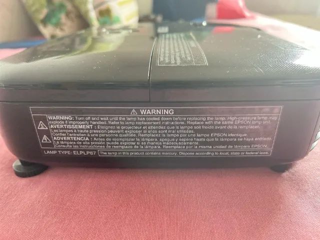 Projetor Data Show Epson Powerlite S12+ - Foto 4