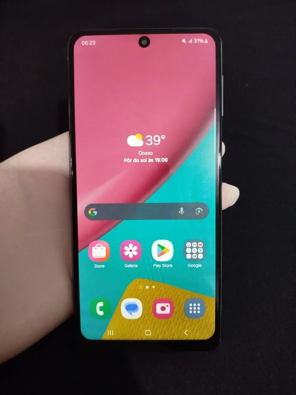Telefone M53 de 128 gb melhor preço para sair rápido 