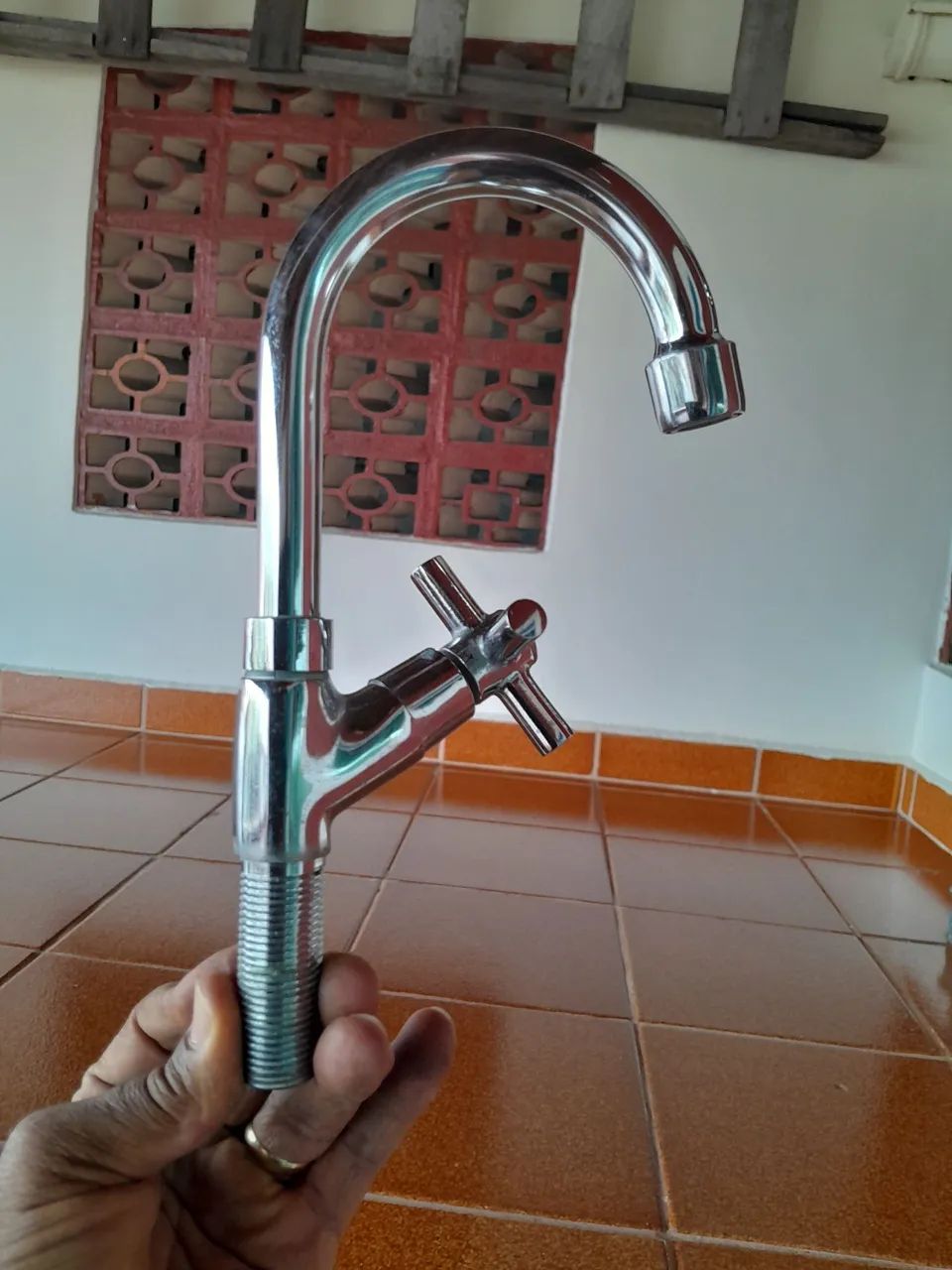 Torneira de Cozinha em Aço Inox