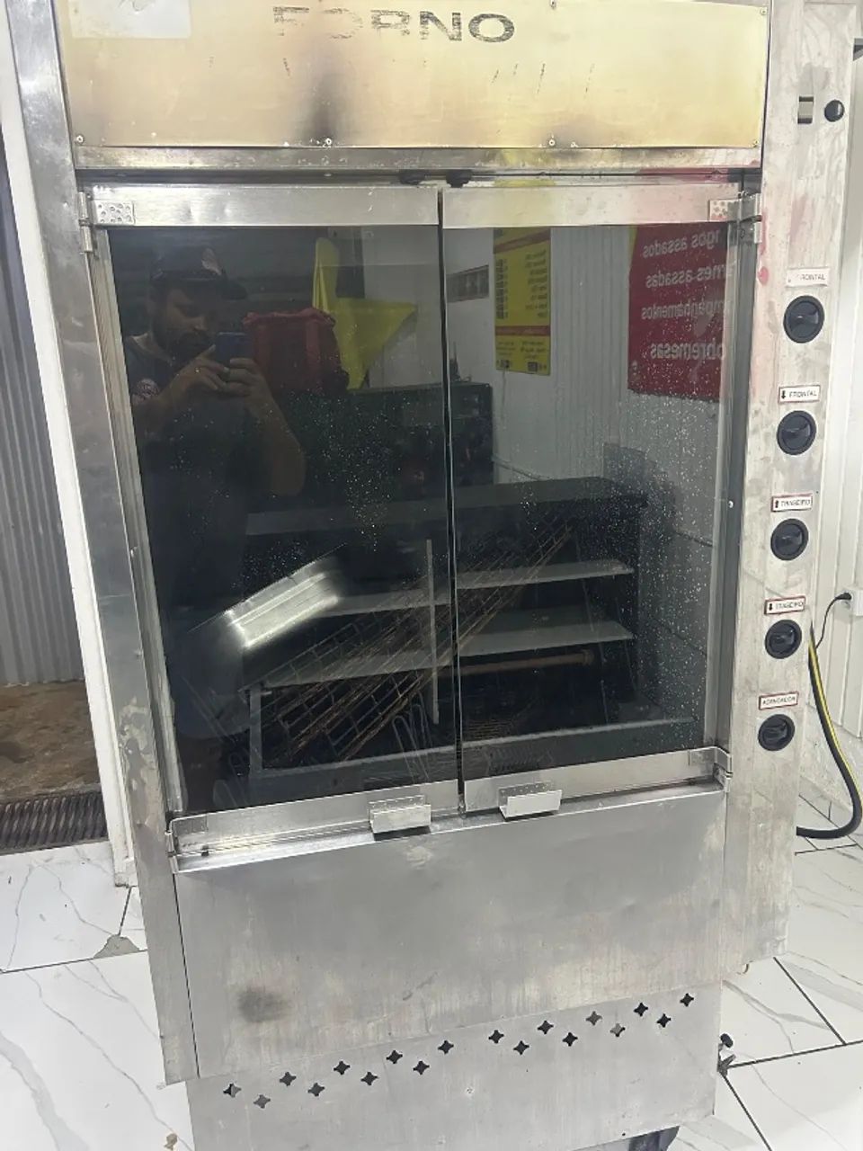 Máquina de assar frango e carne  - Foto 2