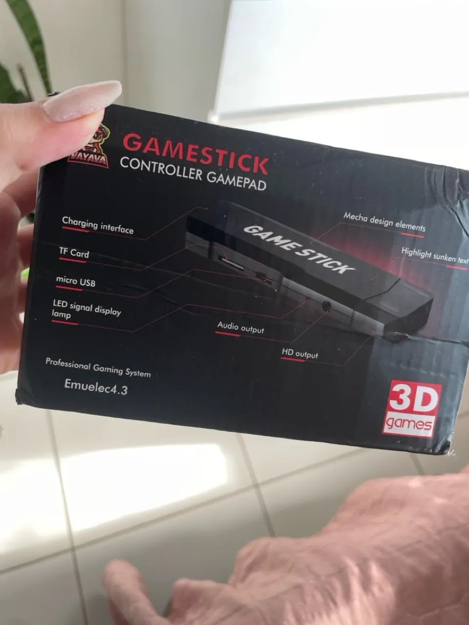 Game Stick - Controlador de Jogos Retrô Emuelec4.3