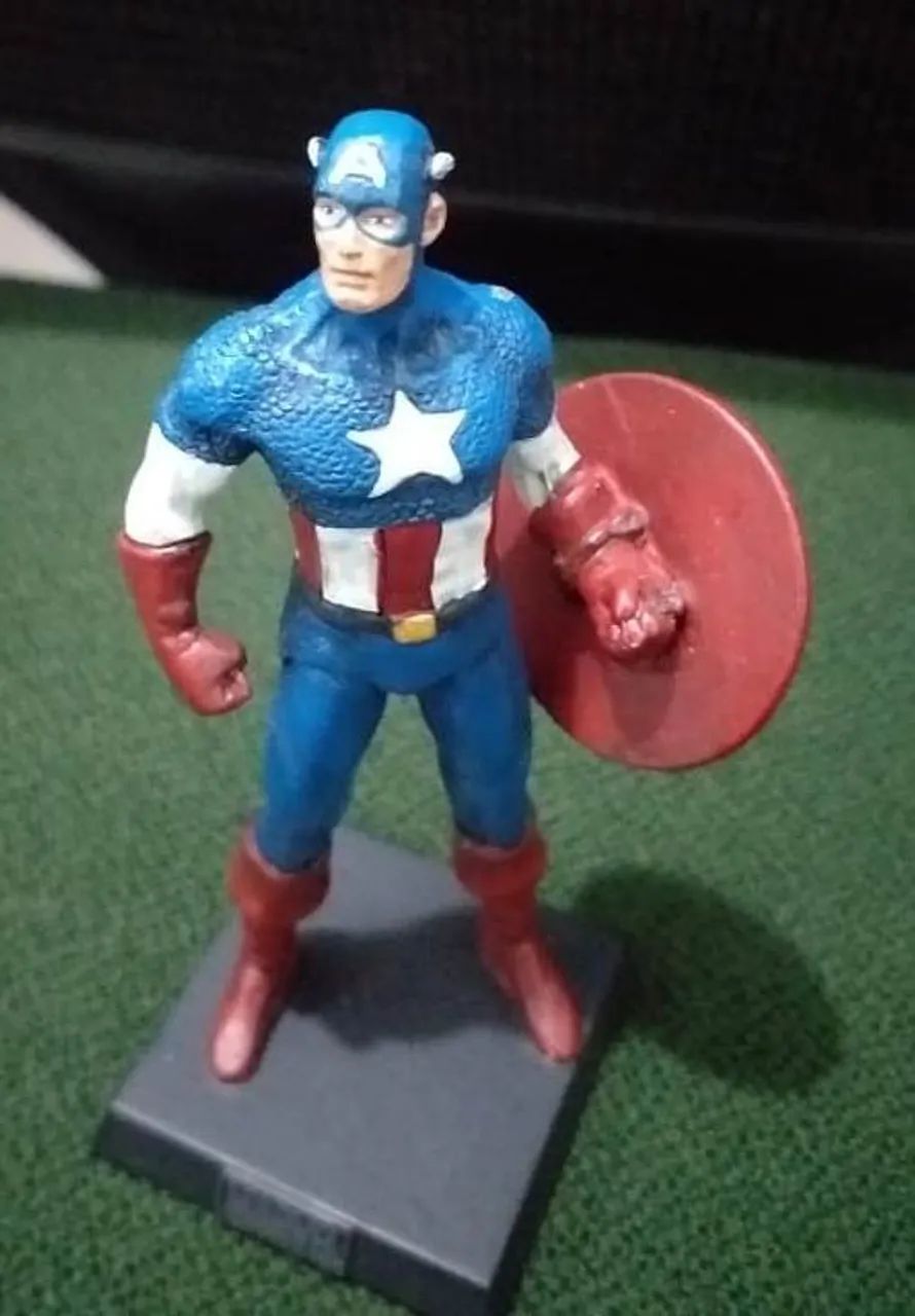 Capitão América - Coleção de Miniaturas Marvel Eaglemoss n. 9 - Foto 2