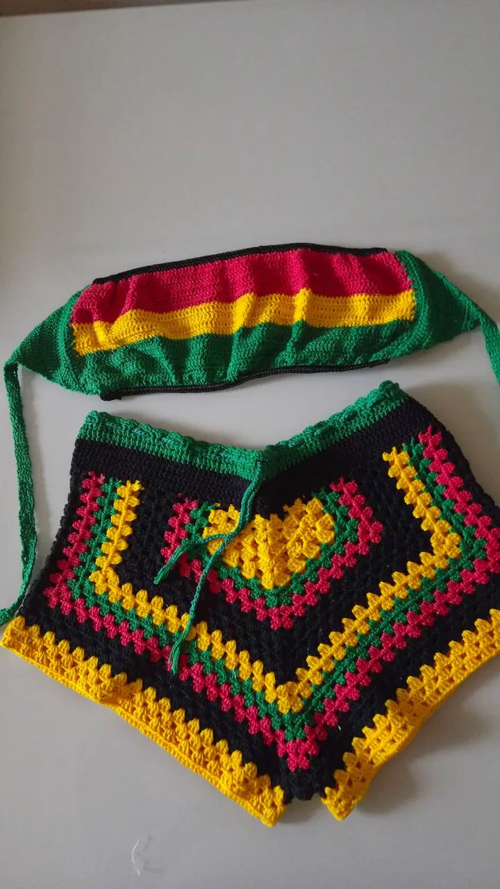 Conjunto de crochê  - Foto 4