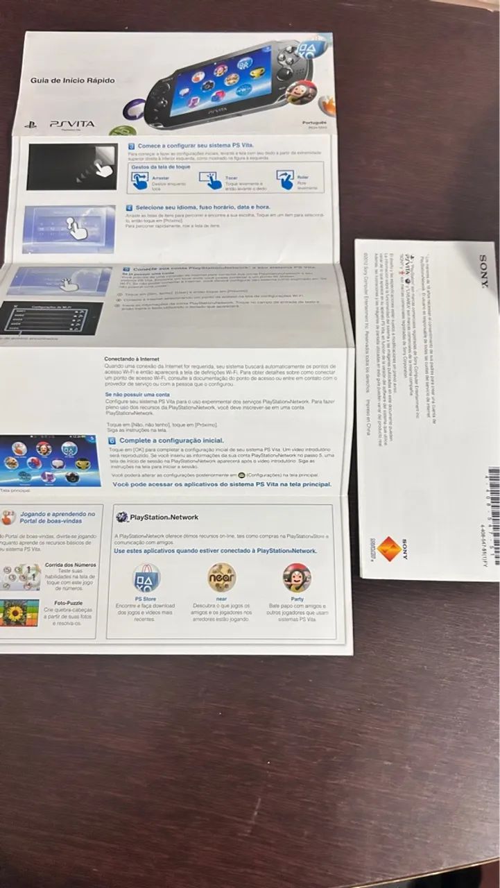 Manuais PS Vita português e espanhol (2x1) - Foto 3