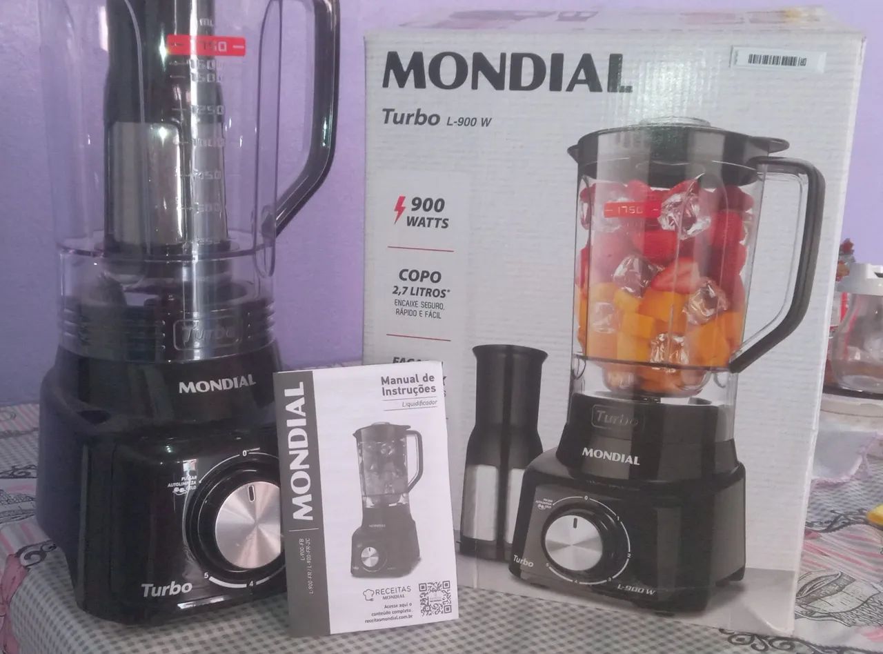 Liquidificador Mondial Turbo 2,7 Litros - Foto 4