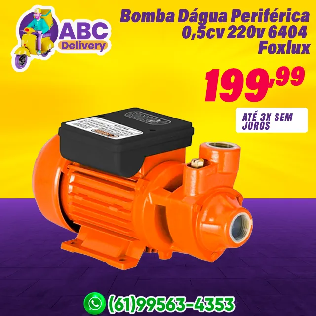 Bomba Dágua Periférica 0,5cv 220v 6404 Foxlux
