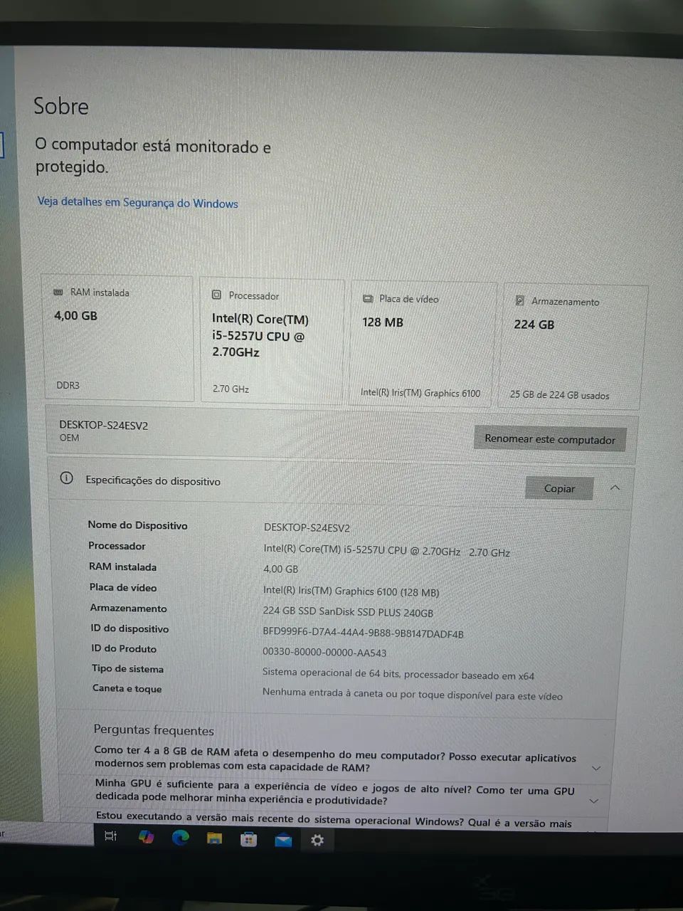 Computador All in One 3 green64292066892547122