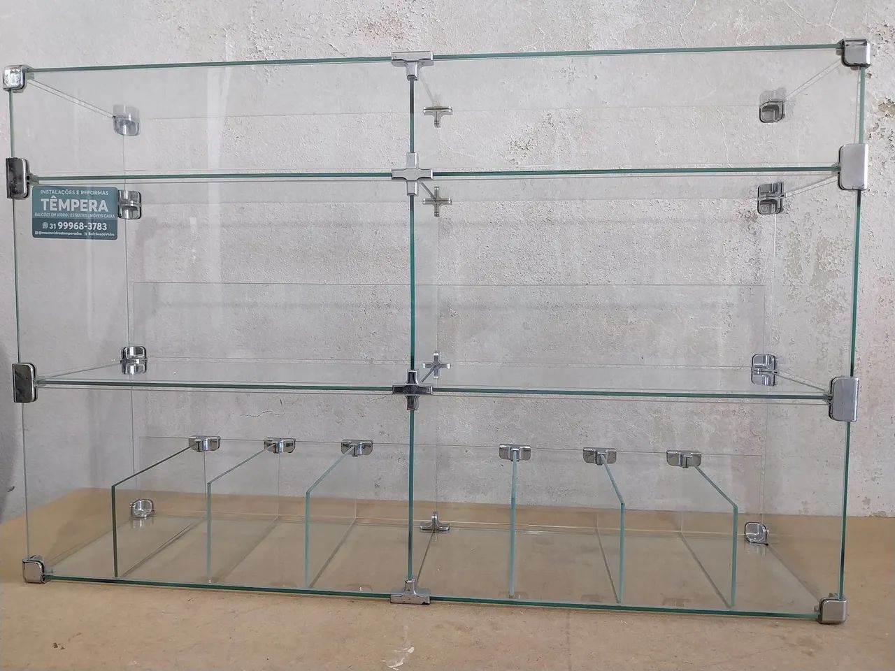 Baleiro de vidro modulado  - Foto 4