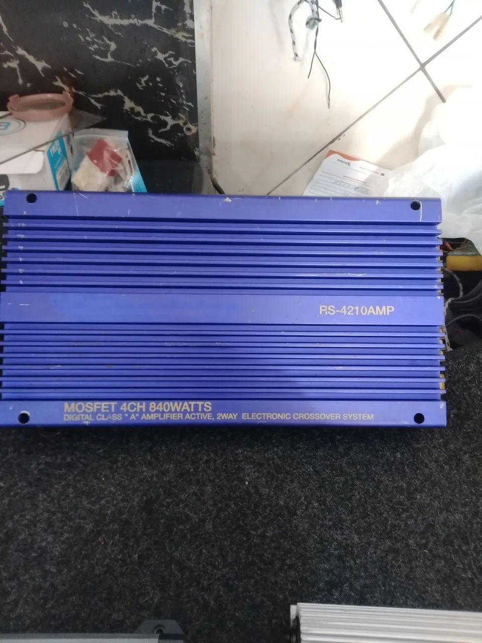 Amplificador Automotivo 4 Canais 840W RMS RS-4210AMP