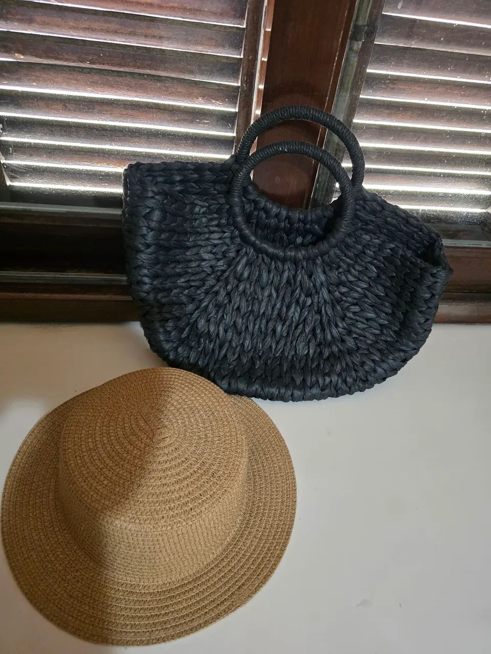 Bolsa e chapéu de praia  - Foto 2