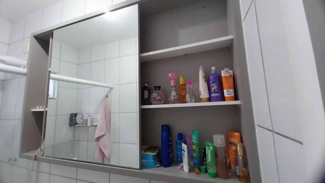 Armário de Banheiro - Cinza