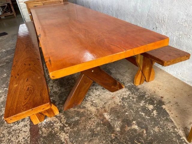 Mesa Rústica para churrasco pronta entrega - Foto 3