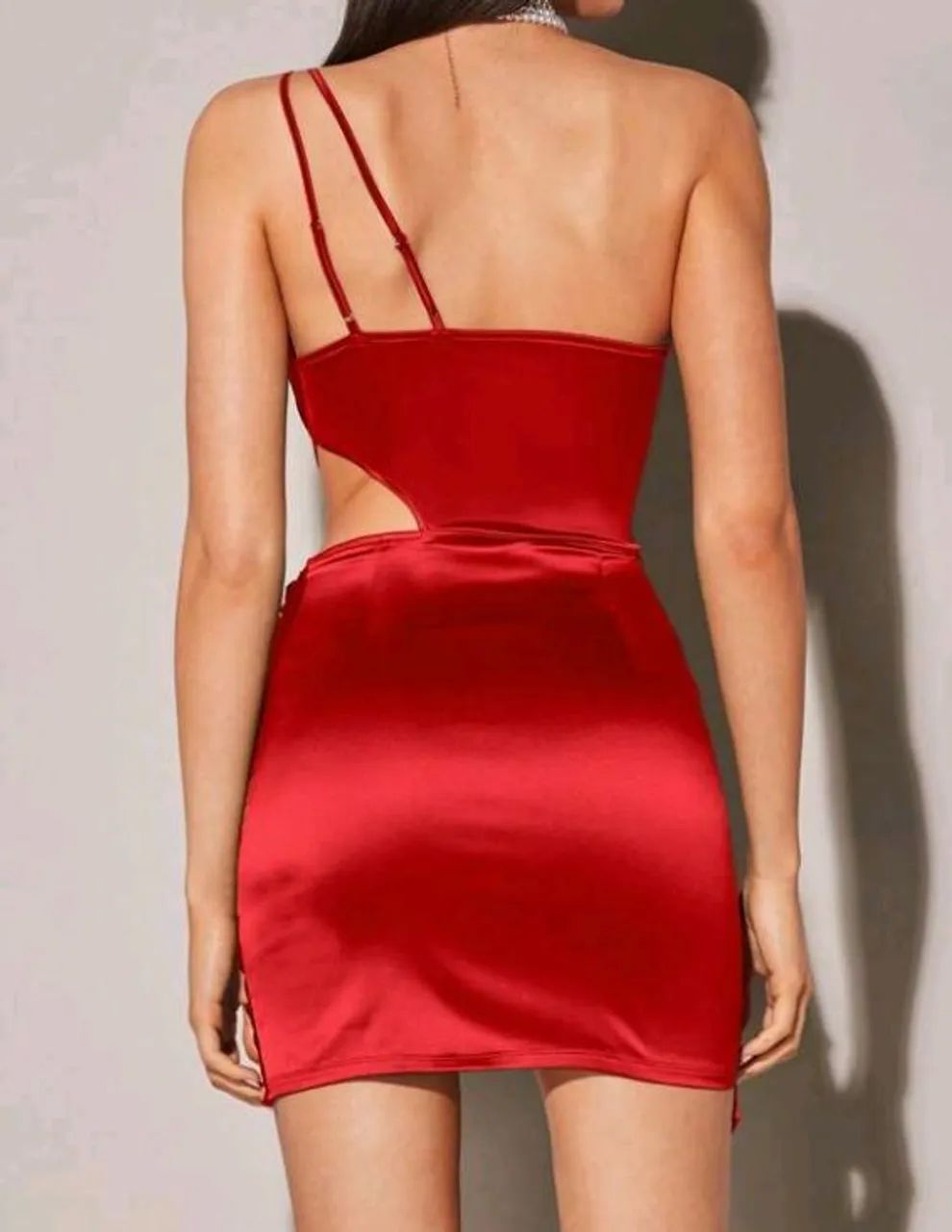 Vestido de Seda Vermelho - Sexy  - Foto 2