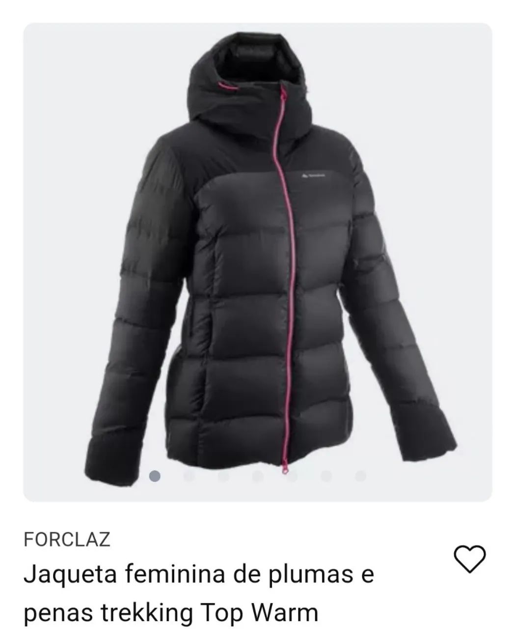 Jaqueta Quechua Pena de Ganso, Resistente água Termico Roupas