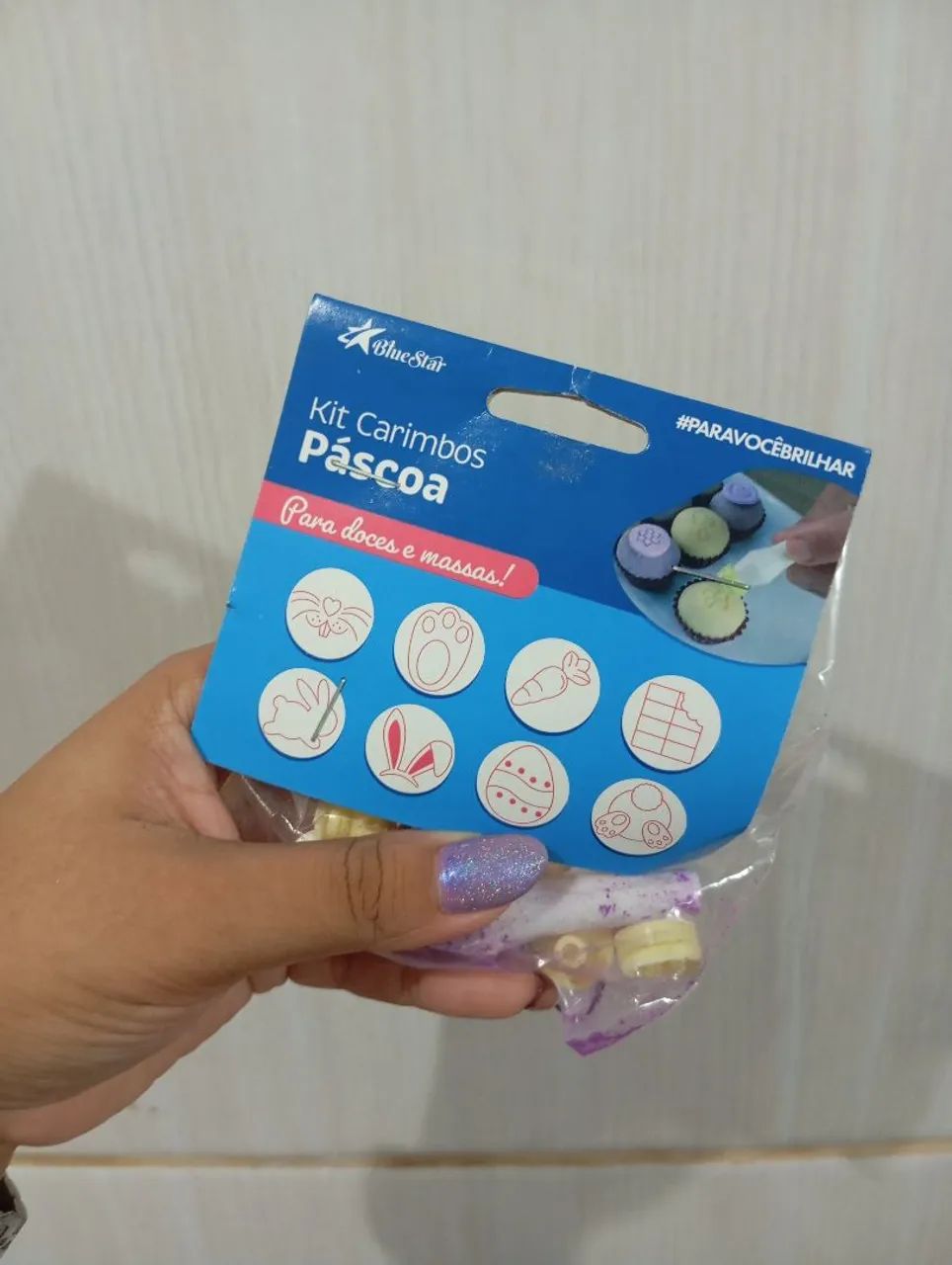 Kit Carimbos Páscoa - Blue Star - Foto 3