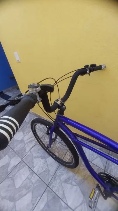 Bicicleta de Passeio - Azul - Foto 4