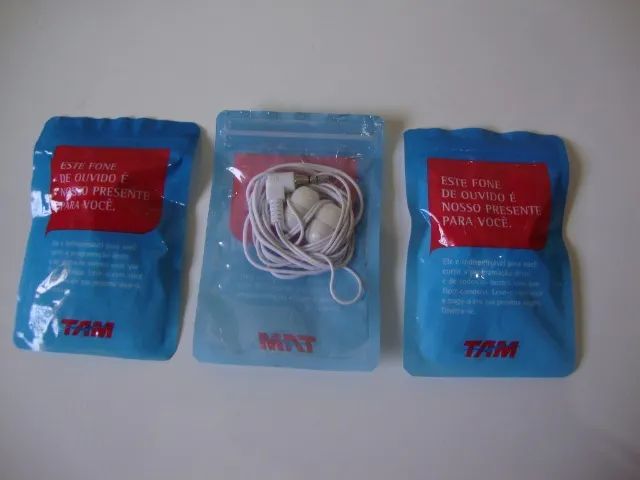 Fone de Ouvido Promocional TAM.