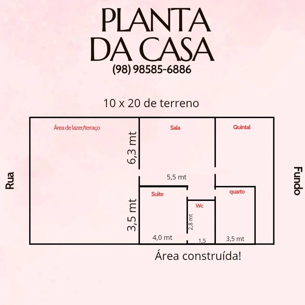Casa espaçosa no novo Cohatrac