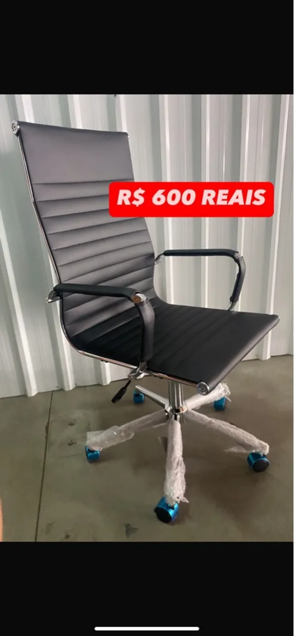 Cadeira de Escritório Giratória com Rodinhas