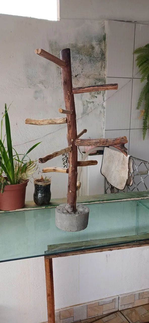 Poleiro Natural para Pássaros