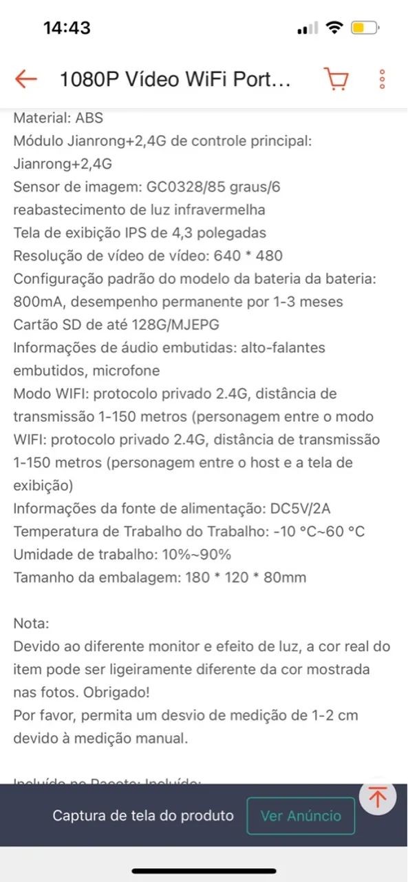 Câmera de vídeo (descrição nas fotos) - Foto 4