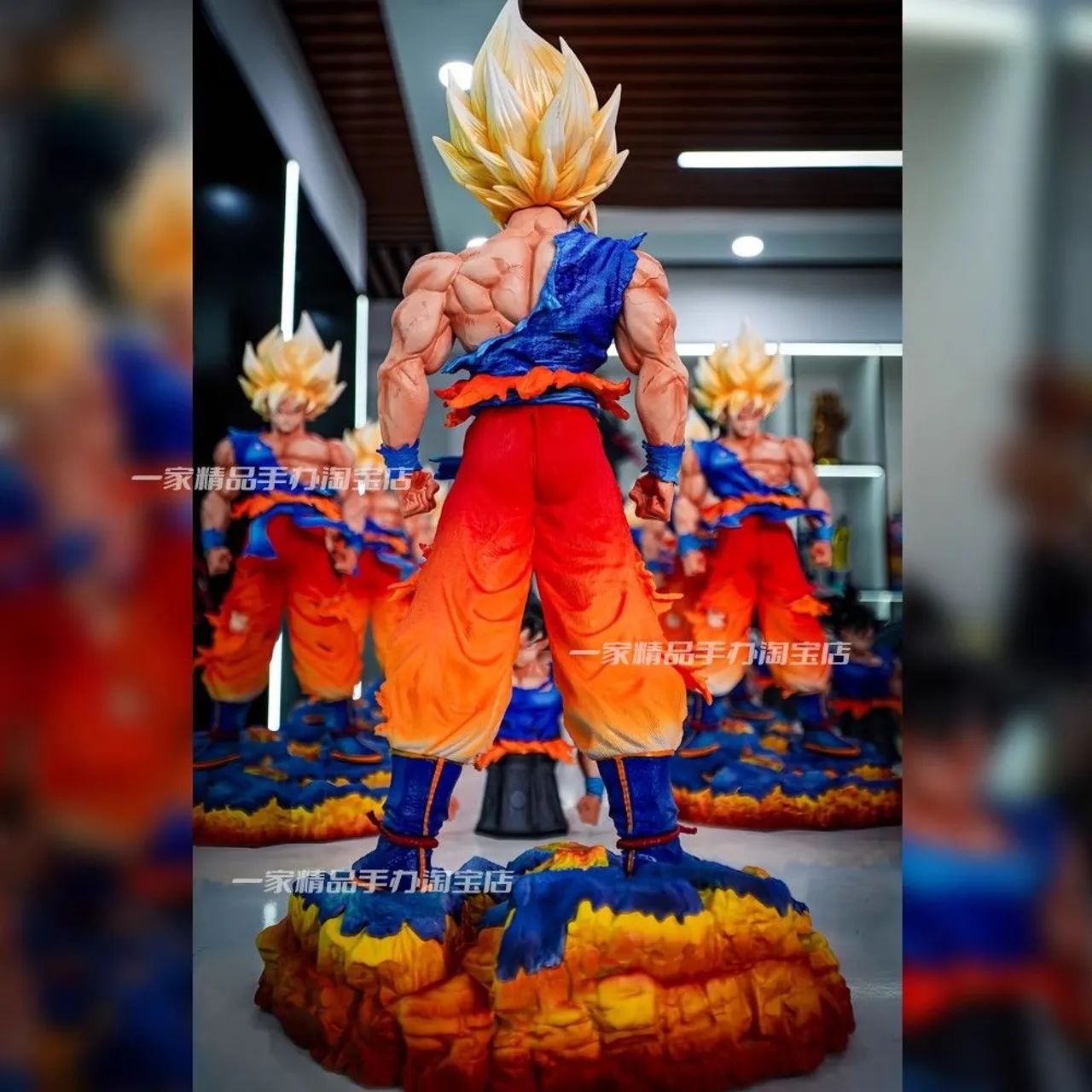 Dragon Ball Z Goku Namek Super Sayian JT Exclusive 1517/5000 GK PVC  - Foto 2