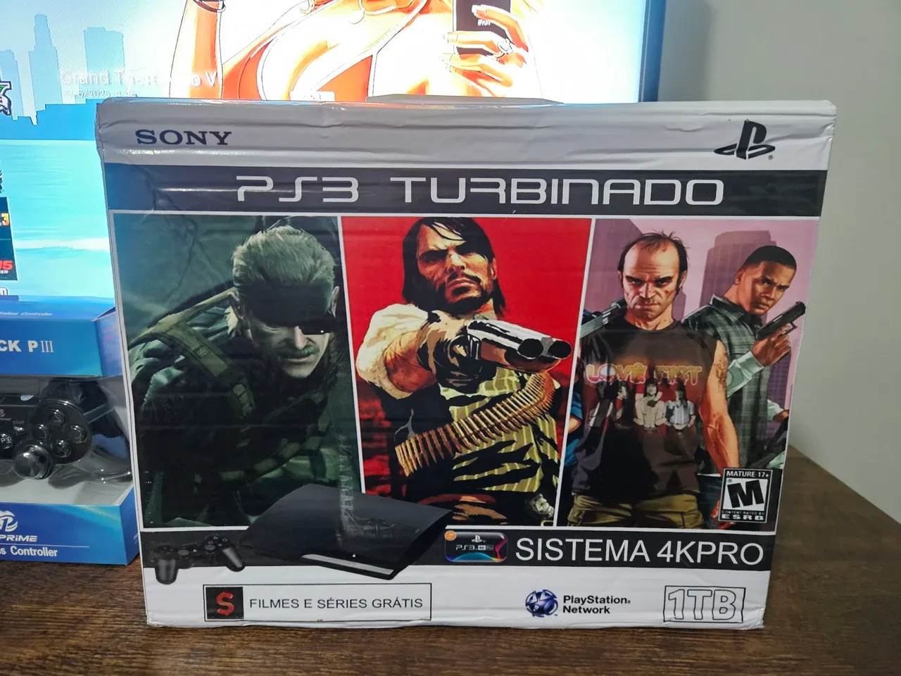 PS3 Turbinado 1TB / 2 controles