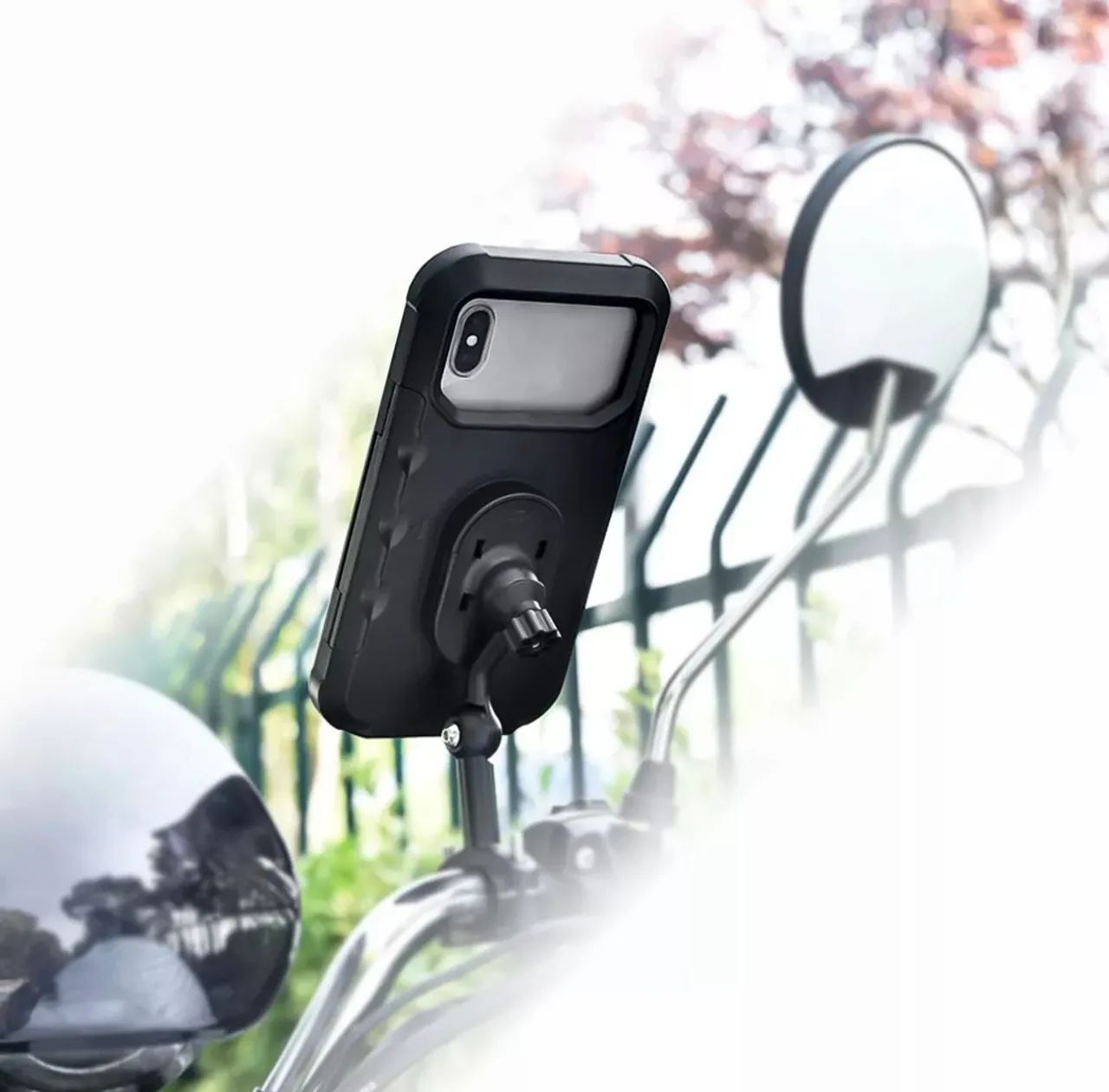 Suporte para Celular para Moto - Universal - Preto - Foto 2