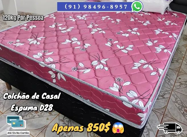 COLCHÃO DE CASAL ESPUMA D28 