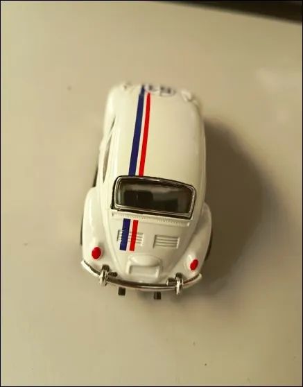 Carro Colecionável / Miniatura - Volkswagen Fusca 1963 - Herbie 53 (Filme: Se Meu Fusca Fa - Foto 2