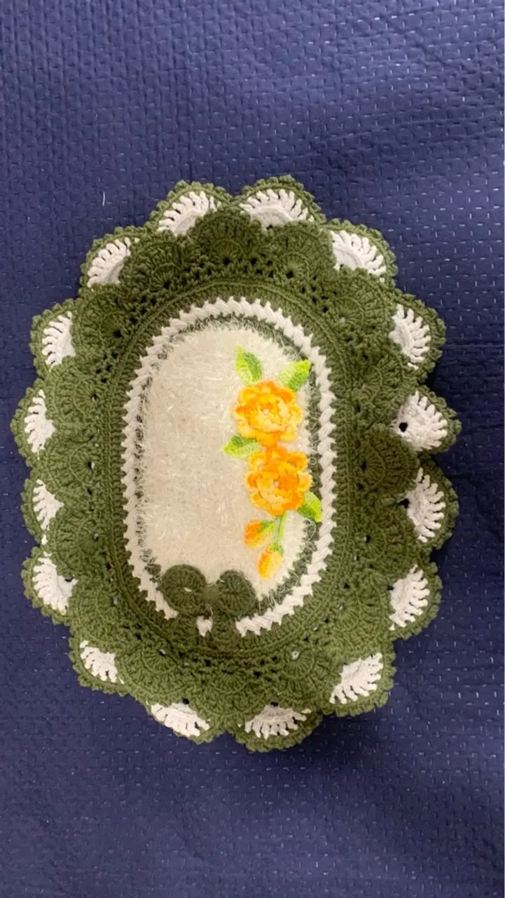 Kit de Banheiro Acoplado Crochê Novo  - Foto 2