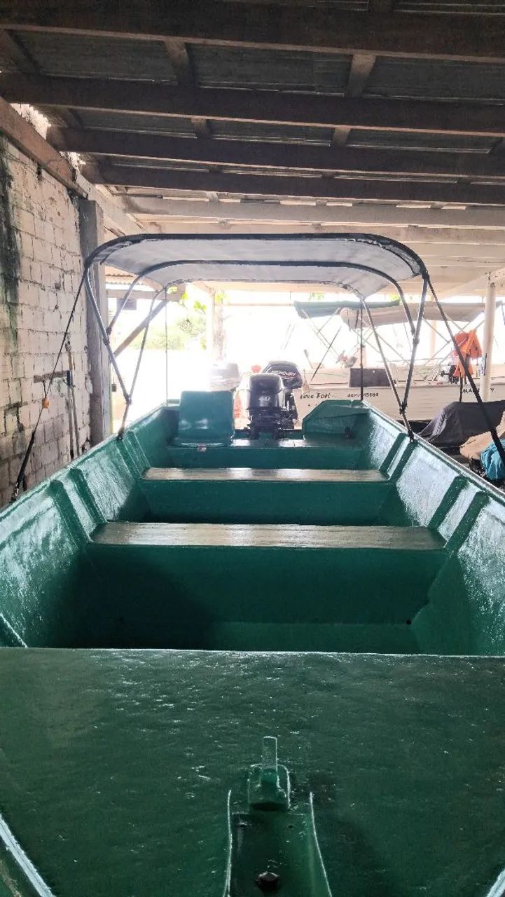 Voadeira fibra borda alta 40hp yamaha  - Foto 2